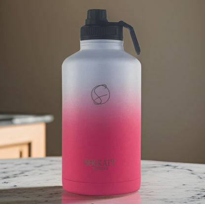 Hot Pink 1.9L / 64oz Stainless Steel Insulated Drink Bottle - Solkatt Designs 