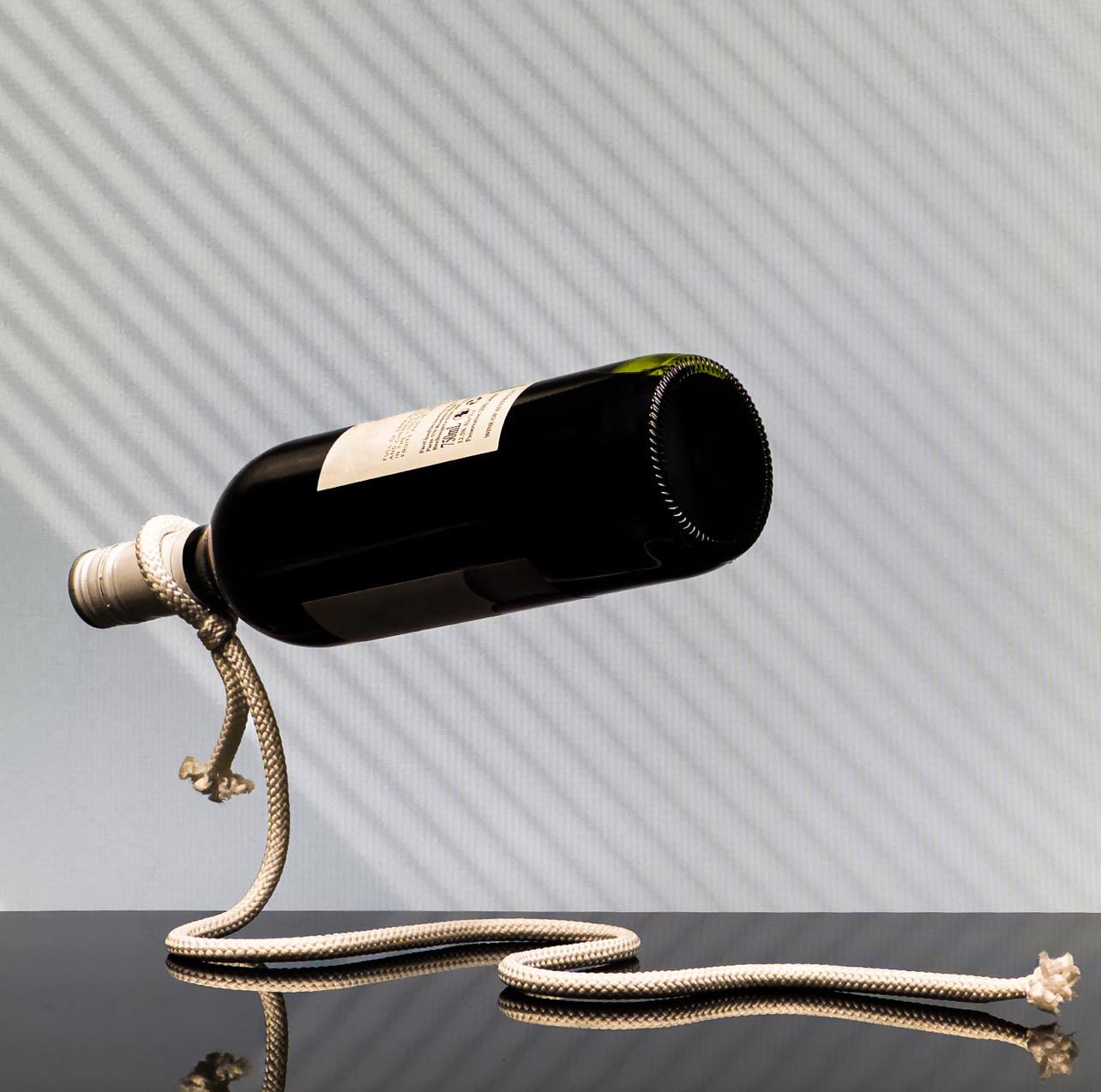 Rope Wine Bottle Holder - Solkatt Designs 