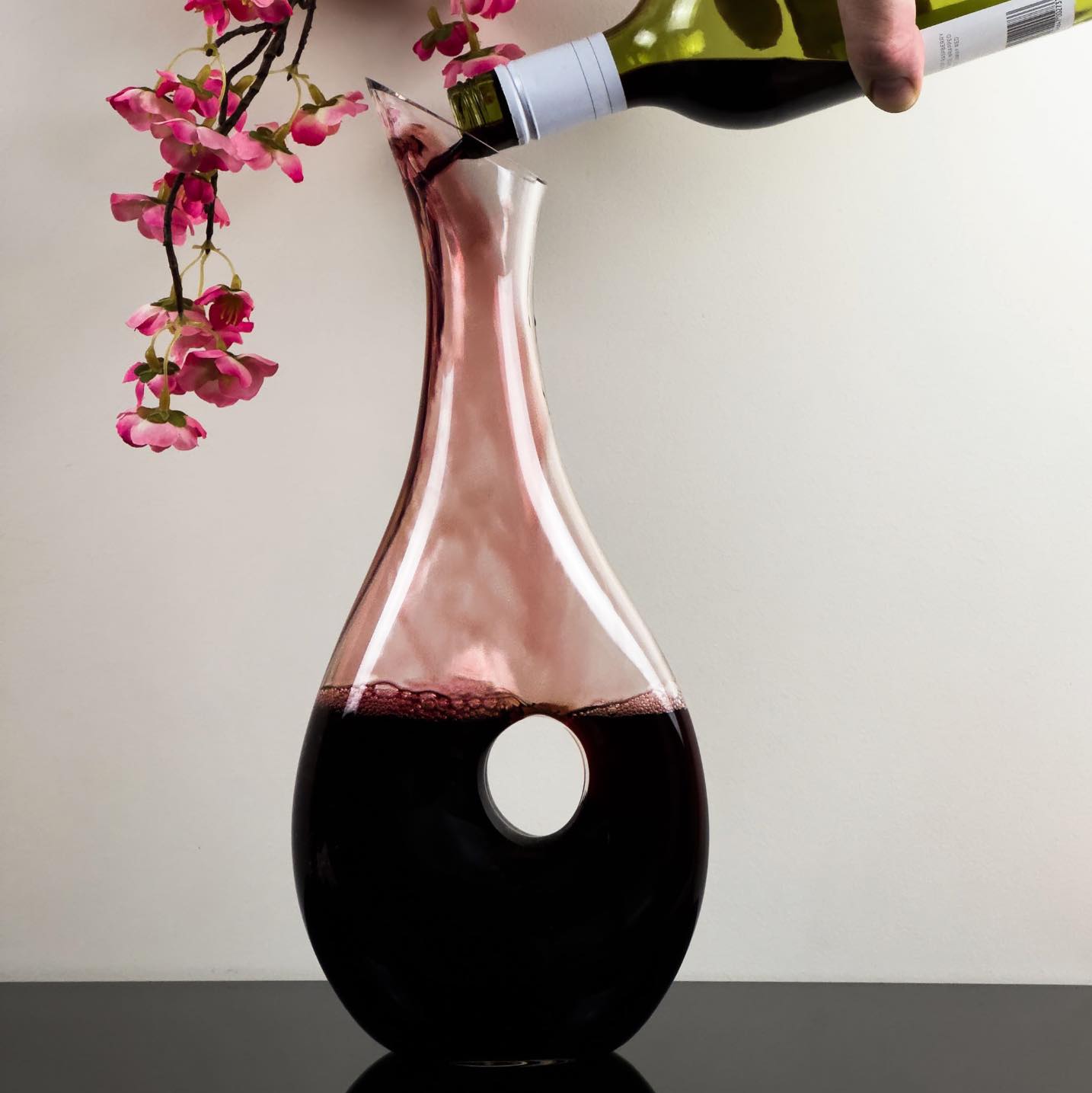 The Sophie Glass Wine Decanter - Solkatt Designs 