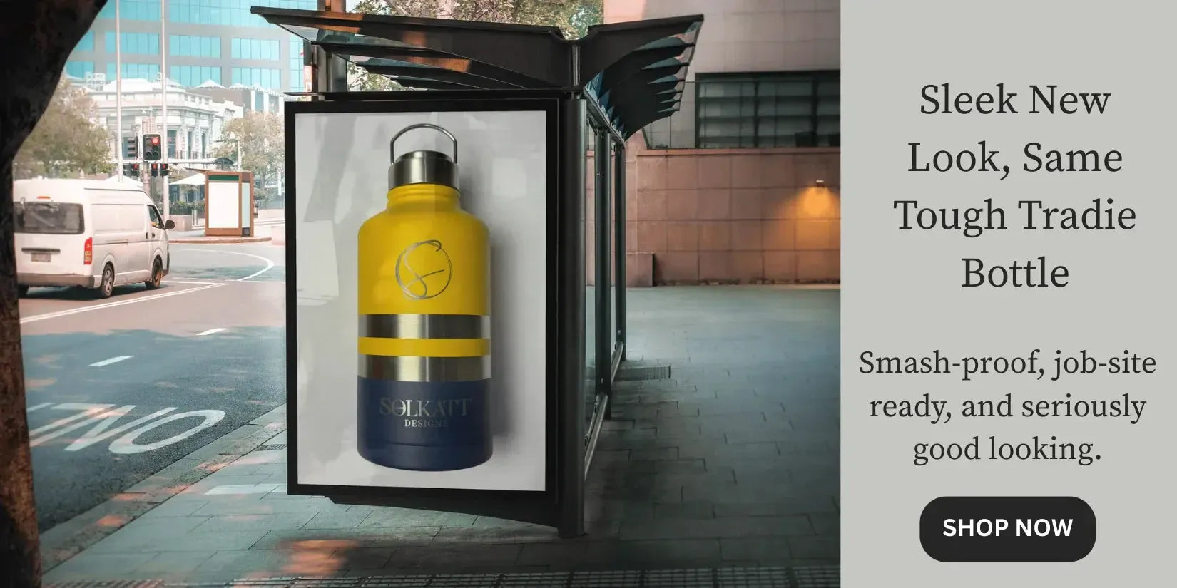 Shop Tradie Bottles with stainless steel lids Solkatt Designs