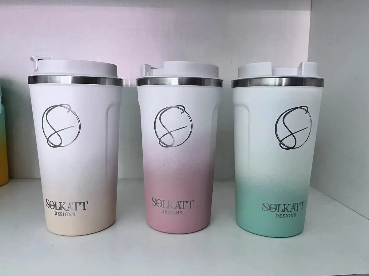 Our pastel water bottles and travel cups are here to stay Solkatt Designs