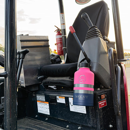 Plastered Pink 1.2L / 40oz Stainless Steel Insulated Tradie Water Bottle - Solkatt Designs 