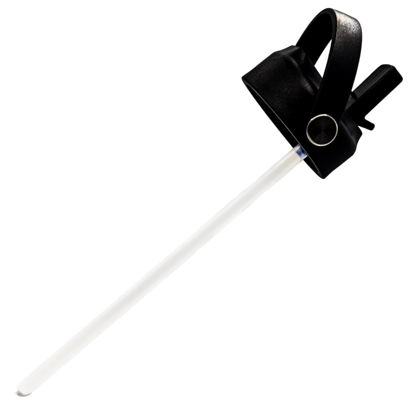 Straw Lid with flexible handle for water bottles