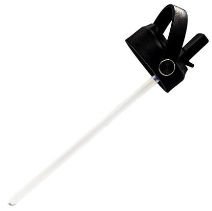 Straw Lid with flexible handle for water bottles