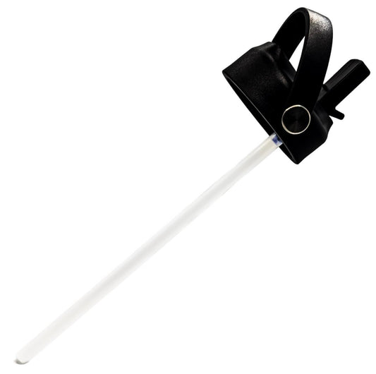 Straw Lid with flexible handle for water bottles