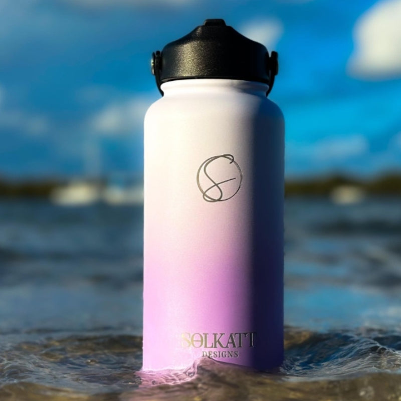 Solkatt Designs stainless steel water bottles