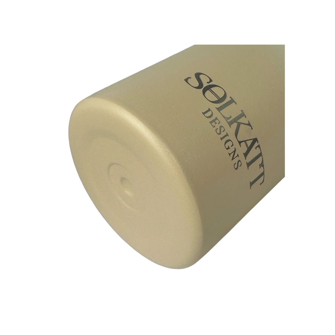 Pastel Beige Insulated Water Bottle - 950ml - Solkatt Designs 