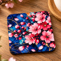 Sakura Afterglow – Japanese Cherry Blossom Drink Coasters (Set of 4)