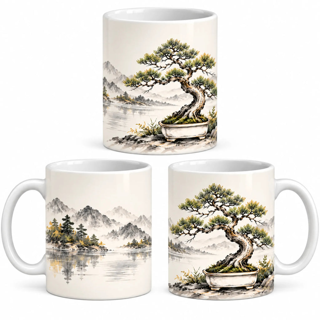 Bonsai Ceramic Coffee Mug – 325ml