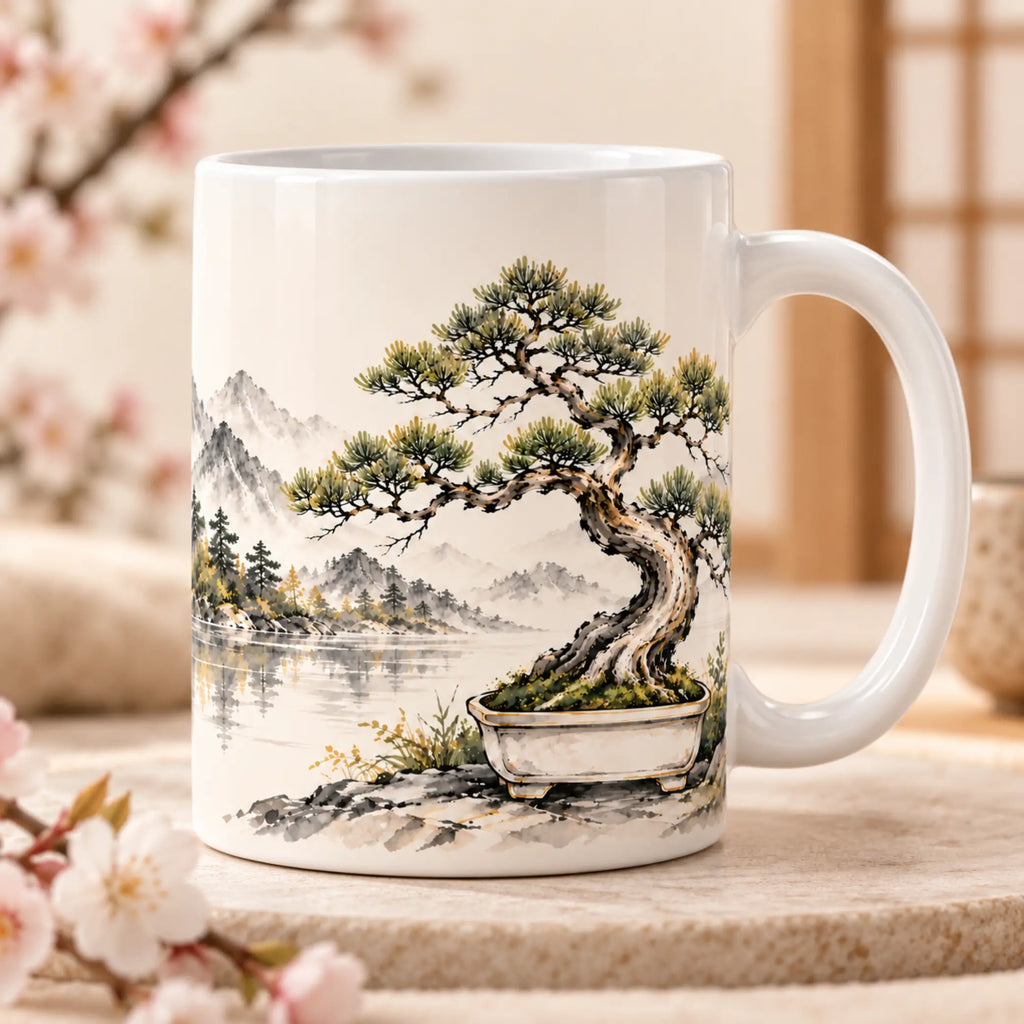 Bonsai Ceramic Coffee Mug – 325ml