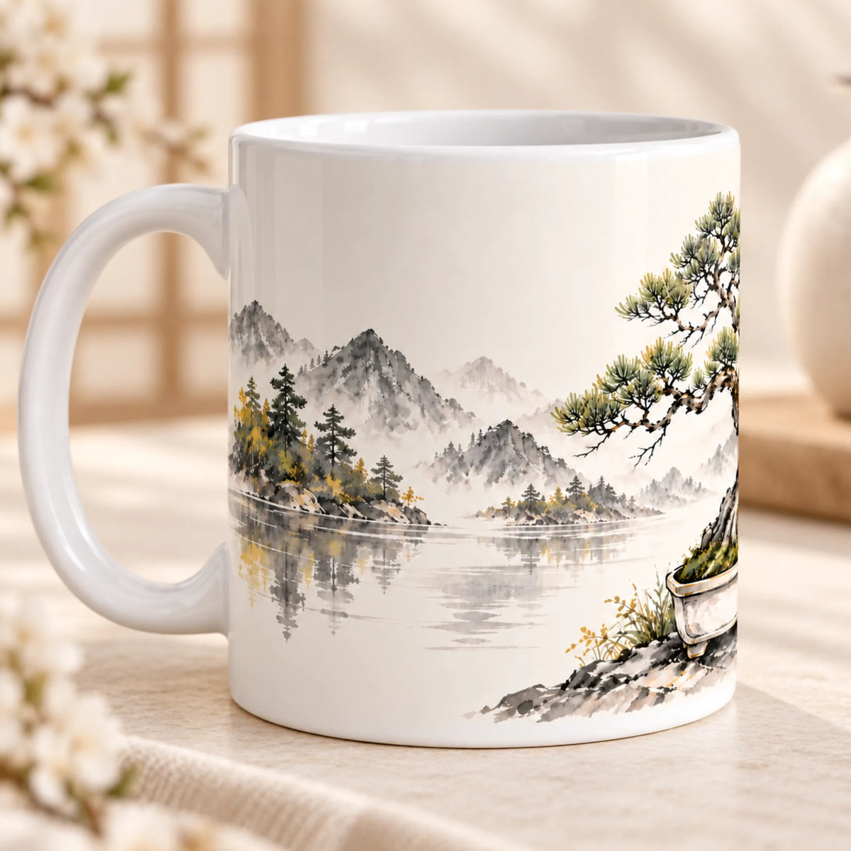 Bonsai Ceramic Coffee Mug – 325ml