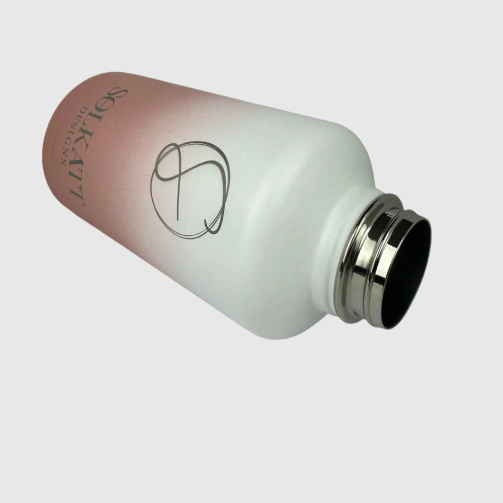 Coral Pink Insulated Water Bottle - 1.9L (64oz) Stainless Steel