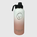 Coral Pink Insulated Water Bottle - 950ml (32oz) Stainless Steel - Solkatt Designs
