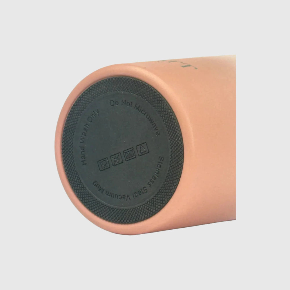 Coral Pink Insulated Travel Coffee Cup - 500ml Stainless Steel