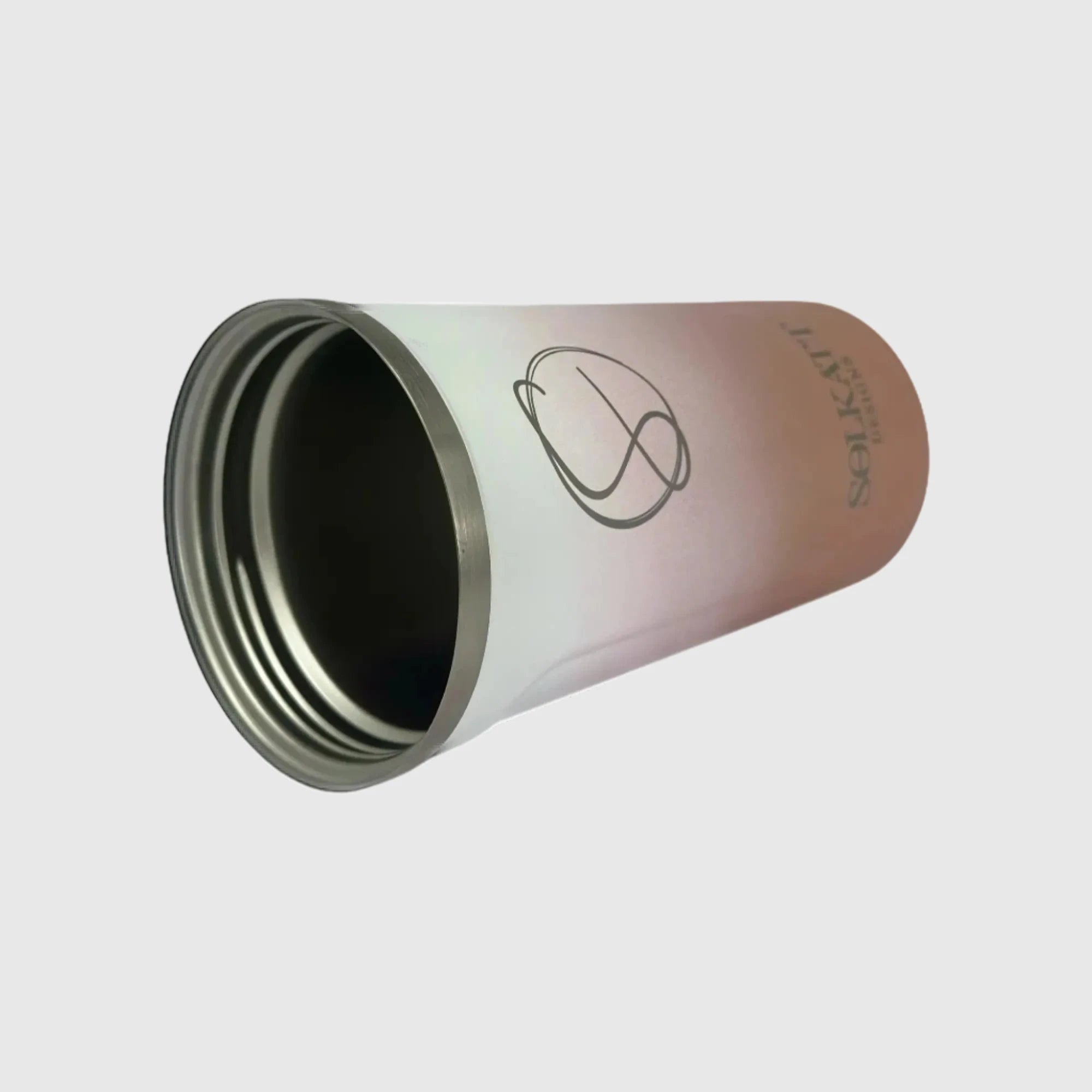 Coral Pink Insulated Travel Coffee Cup - 500ml Stainless Steel - Solkatt Designs 