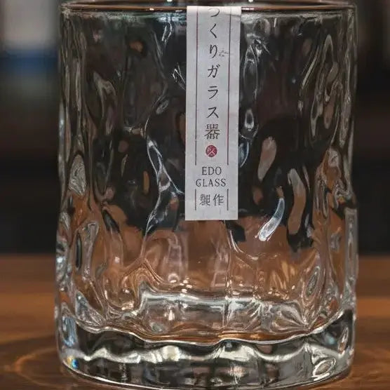 First Snow Whisky Glass - 270ml Japanese Style Tumbler with Wooden Gift Box