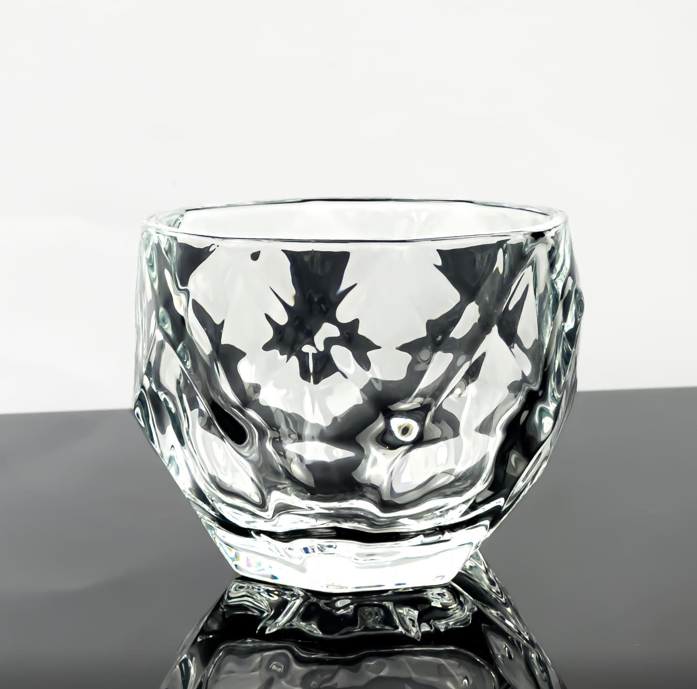 Diamond Pattern Whisky Glass - Solkatt Designs 