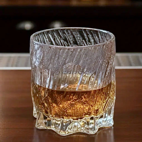 Dragon Claw Whisky Glass - 310ml Japanese Tumbler with Wooden Gift Box