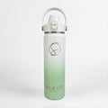 Pastel Green Insulated Water Bottle - 650ml (22oz) Stainless Steel - Solkatt Designs 