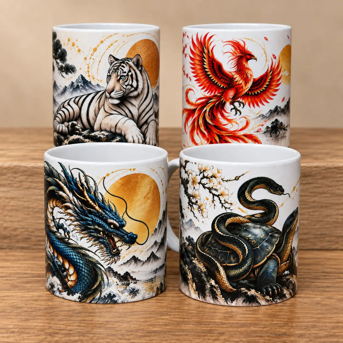 Phoenix Ceramic Coffee Mug – 325ml - Solkatt Designs