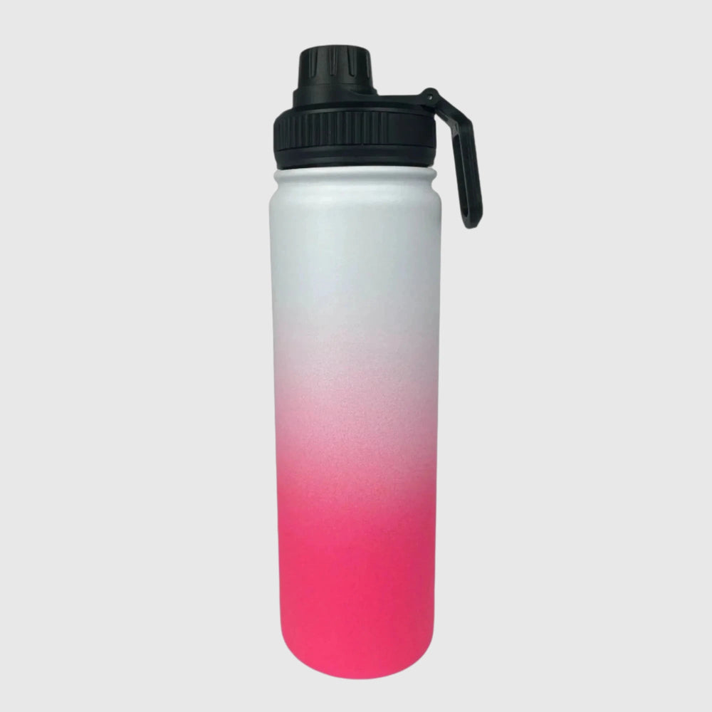 Hot Pink Insulated Water Bottle - 650ml (22oz) Stainless Steel