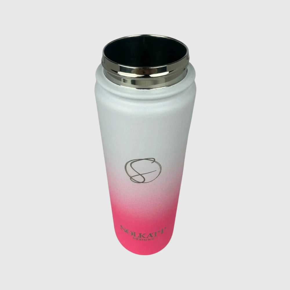 Hot Pink Insulated Water Bottle - 650ml (22oz) Stainless Steel