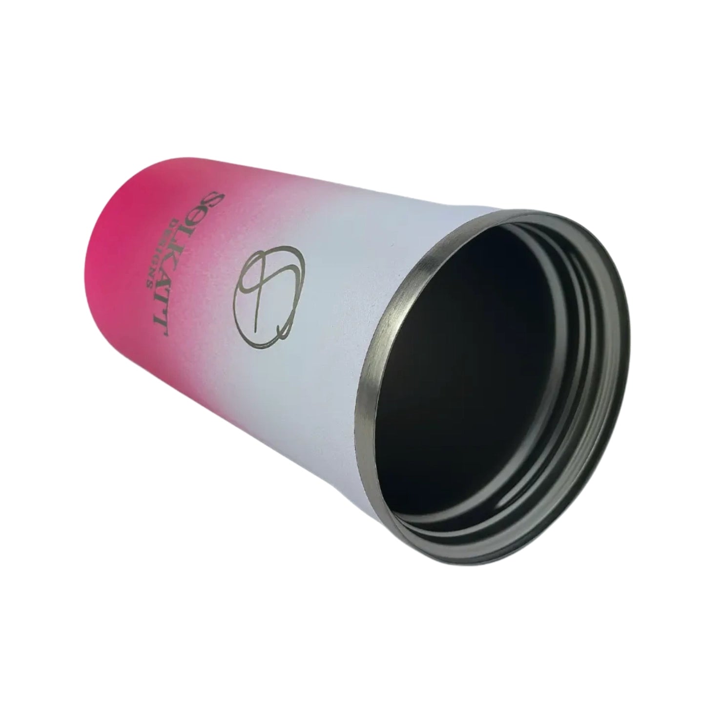Hot Pink Insulated Travel Coffee Cup - 500ml Stainless Steel - Solkatt Designs 