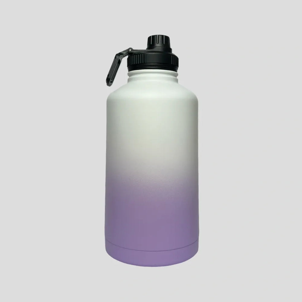 Lavender Lilac Insulated Water Bottle - 1.9L (64oz) Stainless Steel