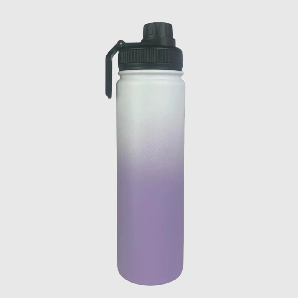 Lavender Lilac Insulated Water Bottle - 650ml (22oz)  Stainless Steel