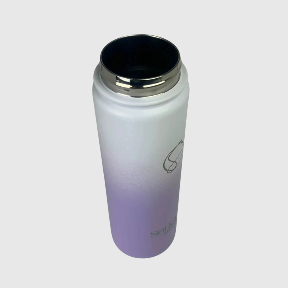 Lavender Lilac Insulated Water Bottle - 650ml (22oz)  Stainless Steel