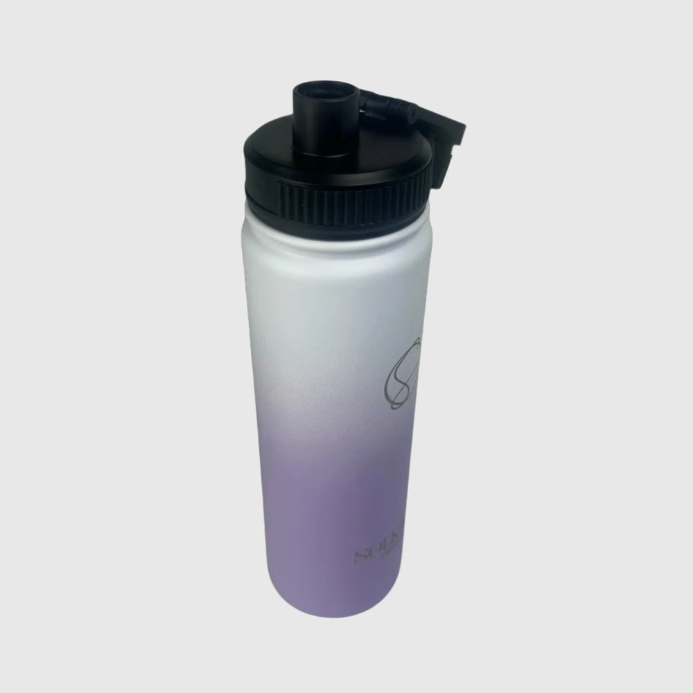 Lavender Lilac Insulated Water Bottle - 650ml (22oz)  Stainless Steel