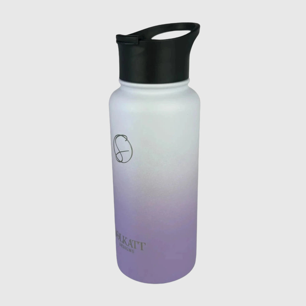 Lavender Lilac Insulated Water Bottle - 950ml (32oz) Stainless Steel