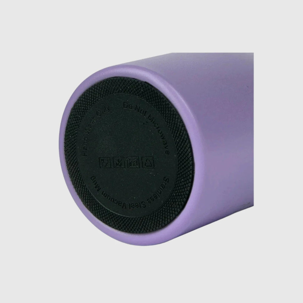 Lavender Lilac Insulated Travel Coffee Cup - 500ml Stainless Steel