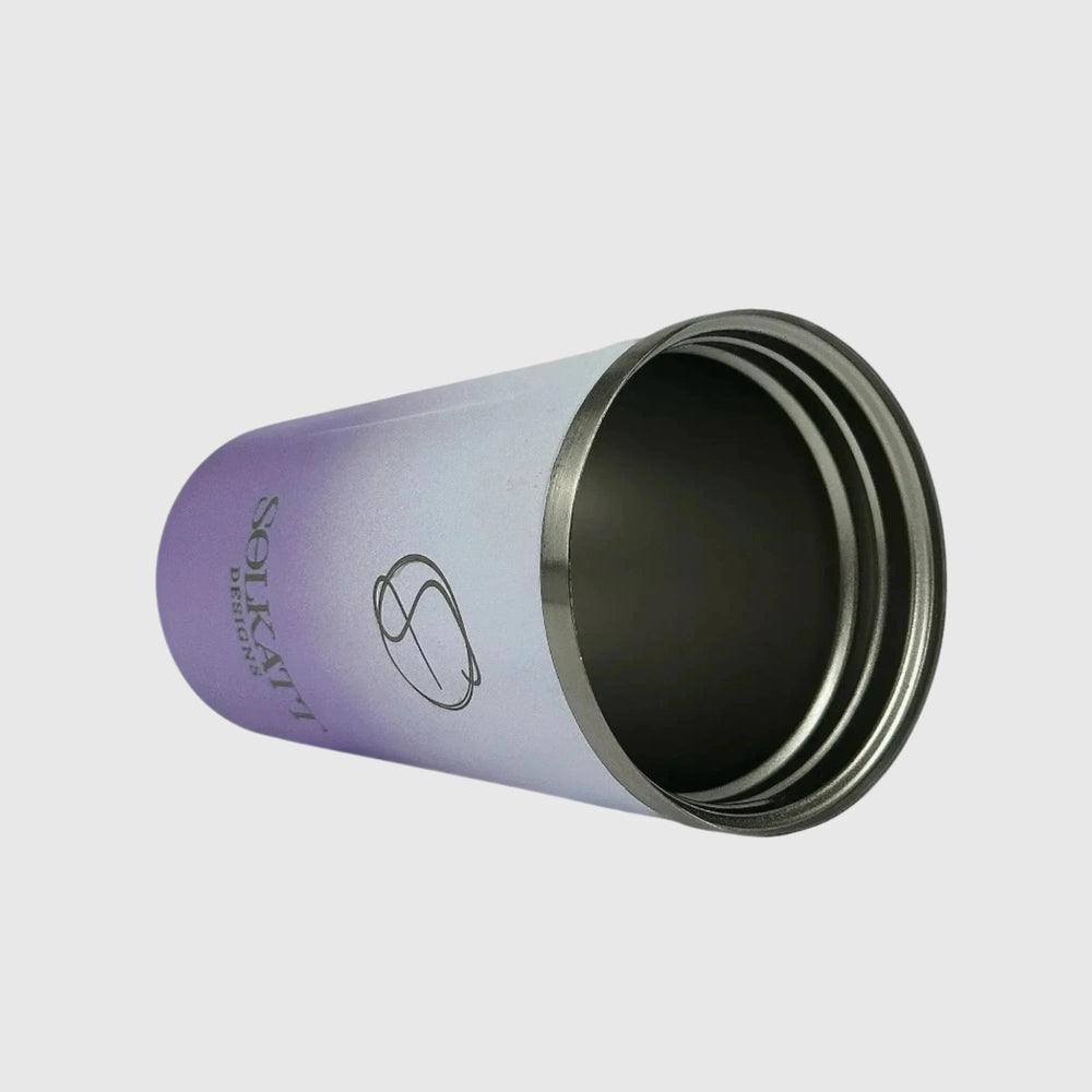 Lavender Lilac Insulated Travel Coffee Cup - 500ml Stainless Steel