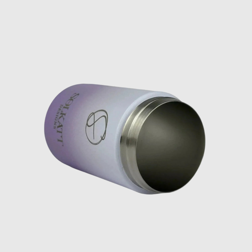 Lavender Lilac Stubby Cooler - Ombre Style, Insulated Stainless Steel