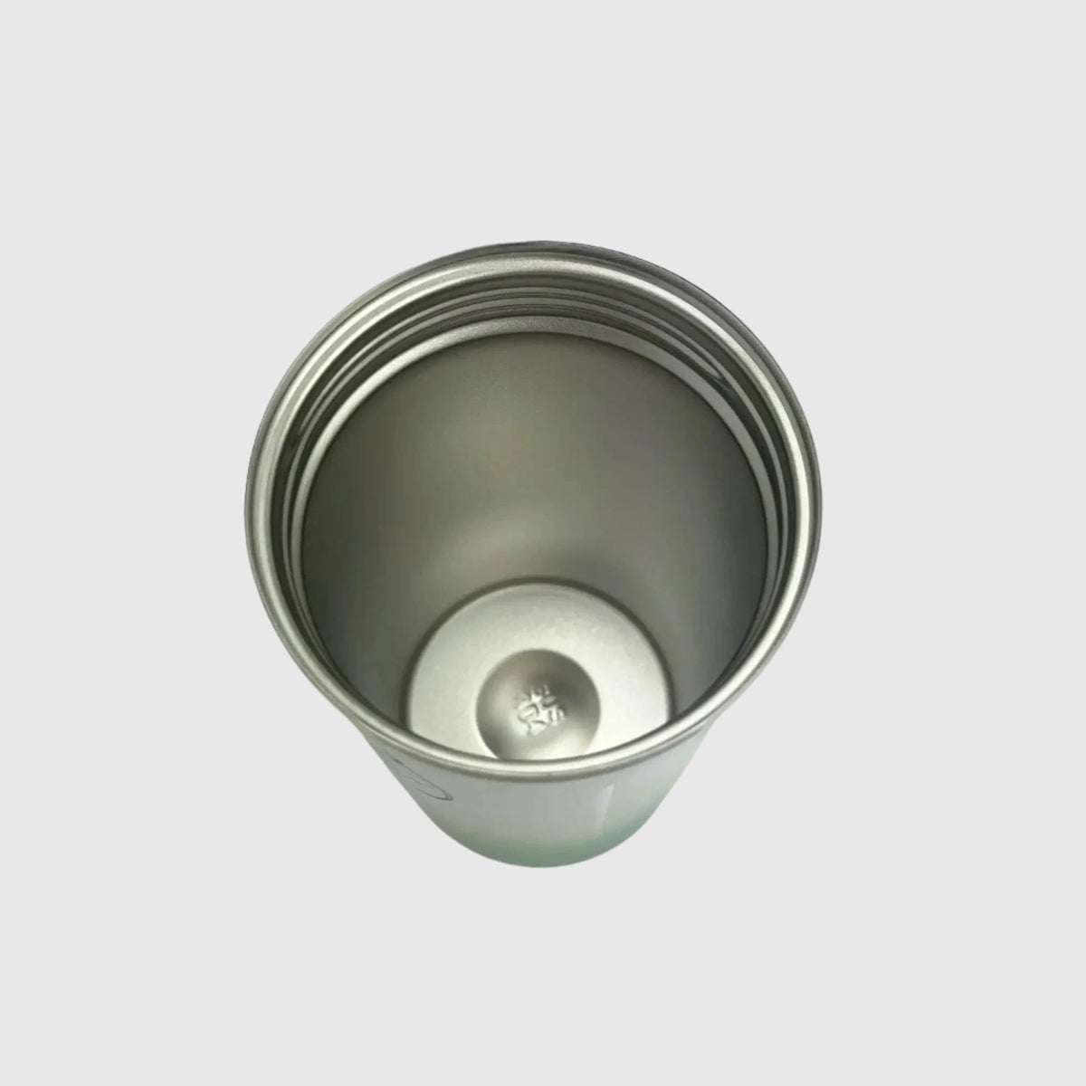 Inside view looking into Midnight Black insulated coffee cup – Solkatt Designs