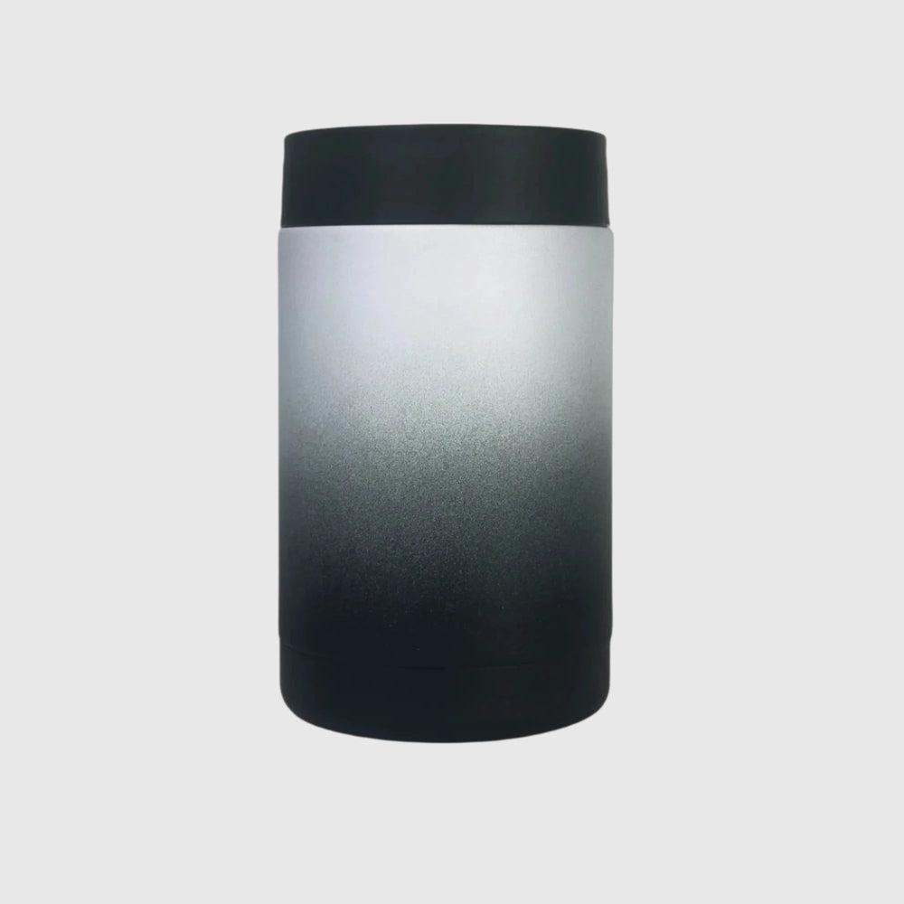 Midnight Black Stubby Cooler - Ombre Style, Insulated Stainless Steel