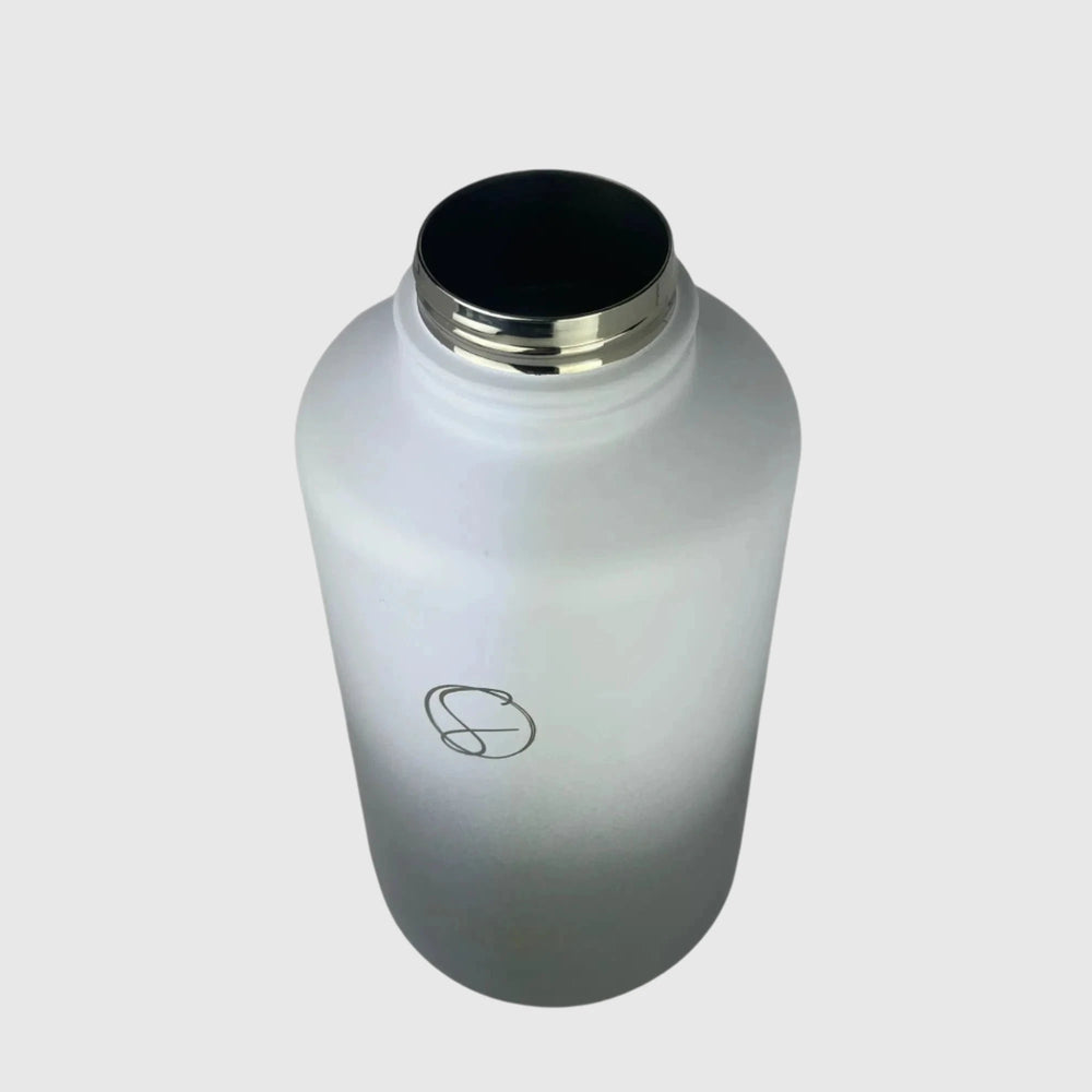 Misty Grey Insulated Water Bottle - 1.9L (64oz) Stainless Steel