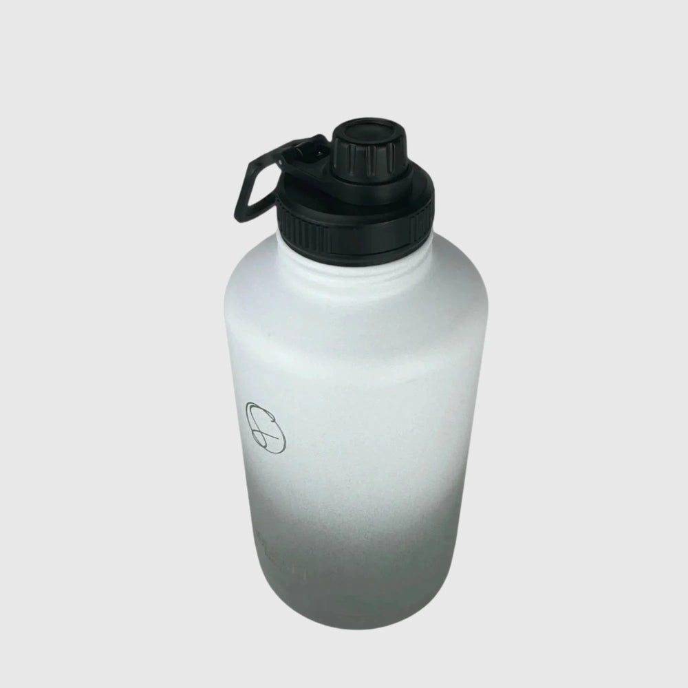 Misty Grey Insulated Water Bottle - 1.9L (64oz) Stainless Steel