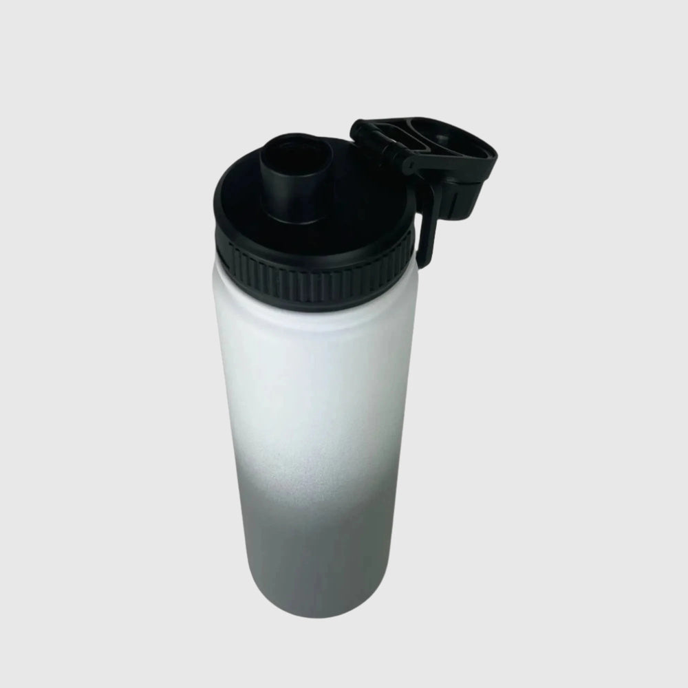 Misty Grey Insulated Water Bottle - 650ml (22oz) Stainless Steel