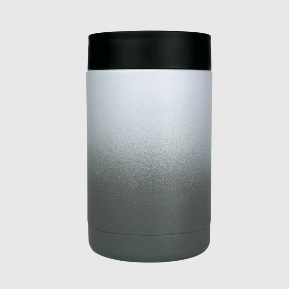 Misty Grey Stubby Cooler - Ombre Style, Insulated Stainless Steel