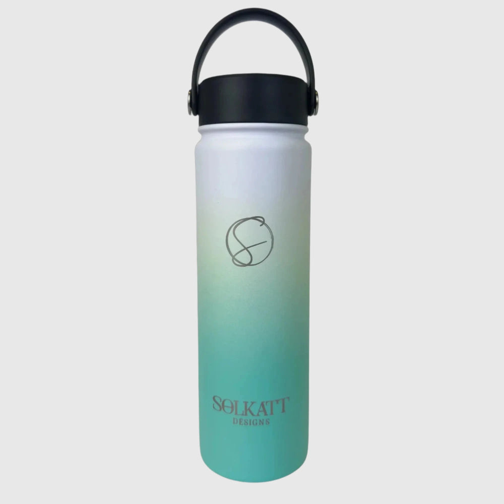 Ocean Aqua Insulated Water Bottle - 650ml (22oz) Stainless Steel