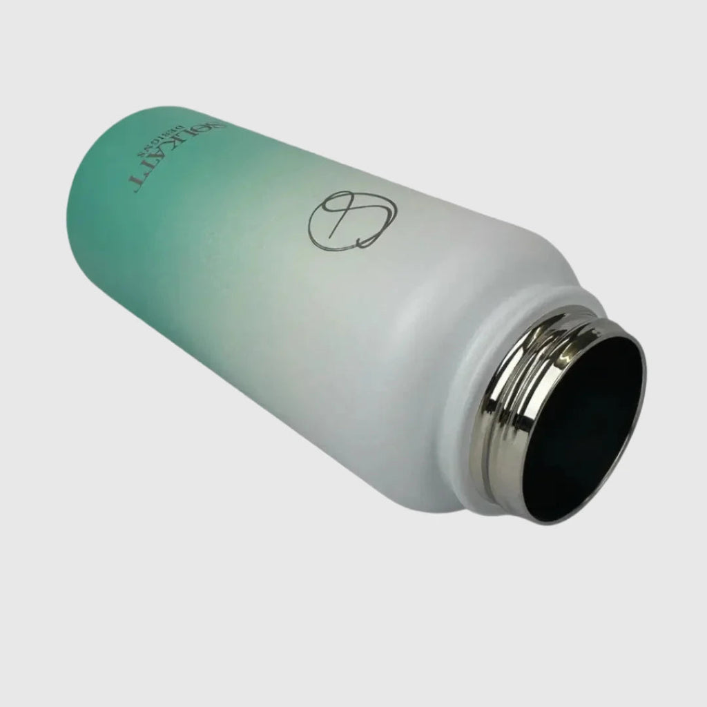 Ocean Aqua Insulated Water Bottle - 950ml (32oz)  Stainless Steel - Solkatt Designs 