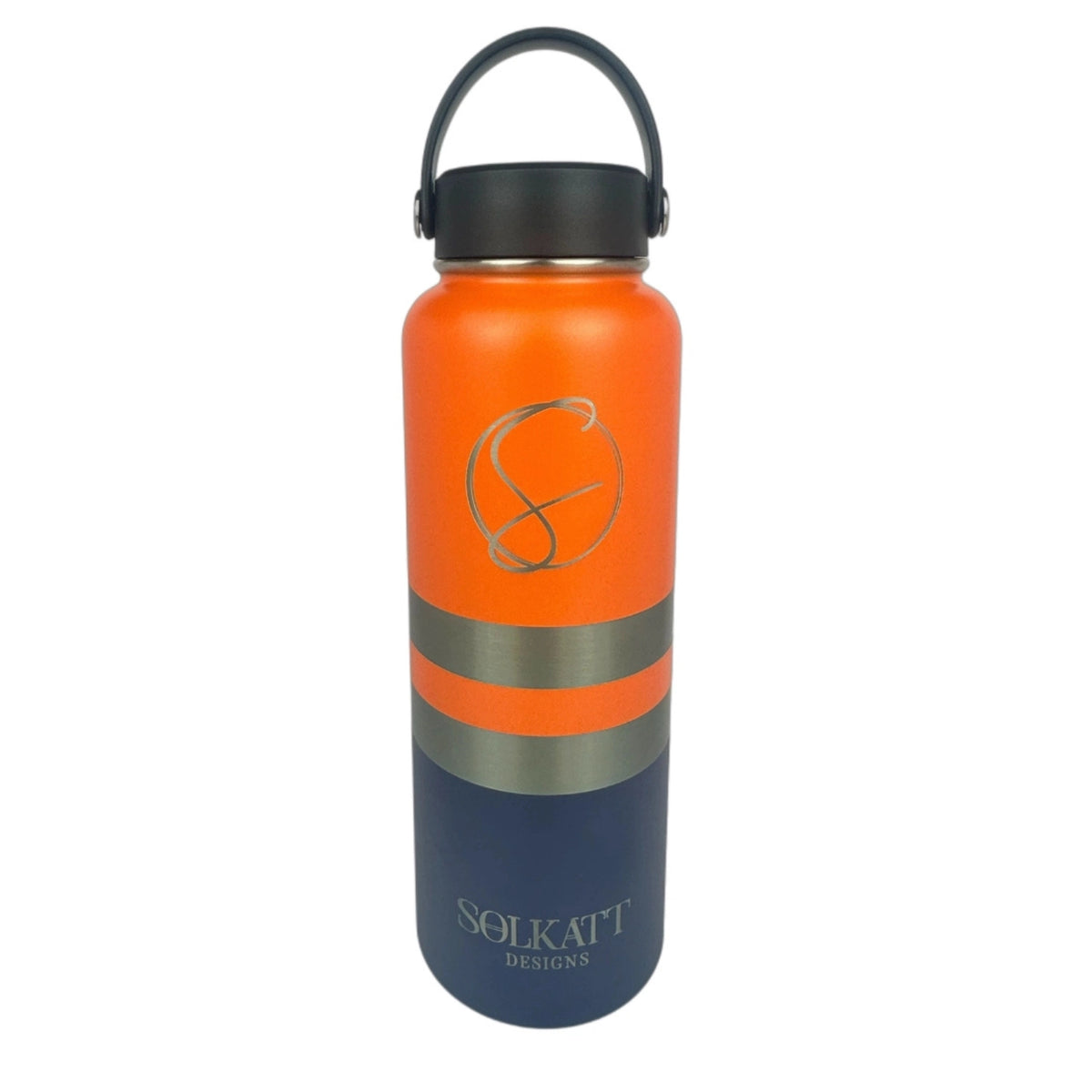 1.2L 1 Litre Old Mate Orange   Insulated Tradie Water Bottle – Durable Stainless Steel Drink Bottle -Solkatt Designs