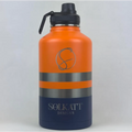Old Mate Orange Insulated Tradie Water Bottle - 1.9L (64oz) Stainless Steel - Solkatt Designs 