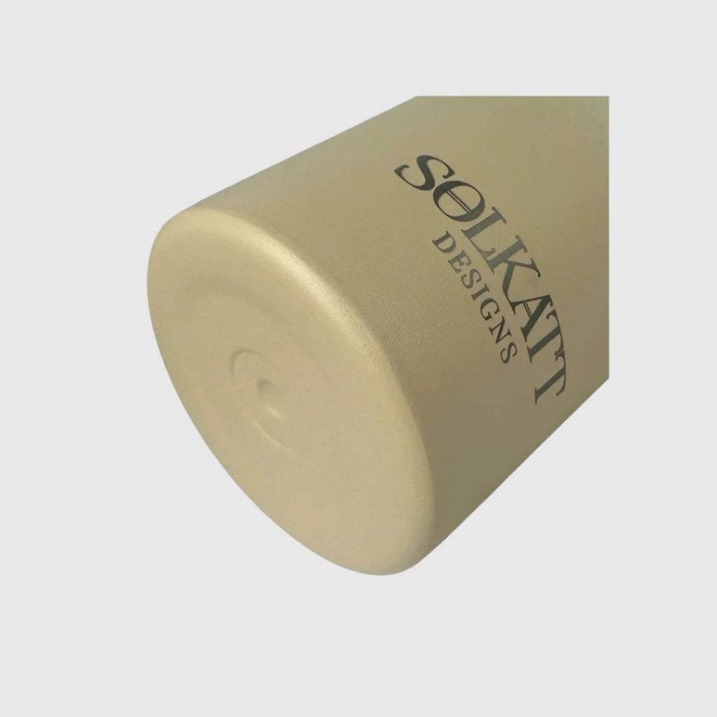 Pastel Beige Insulated Water Bottle - 950ml (32oz) Stainless Steel - Solkatt Designs 