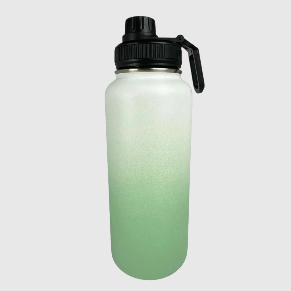 Pastel Green Insulated Water Bottle - 950ml (32oz) Stainless Steel - Solkatt Designs