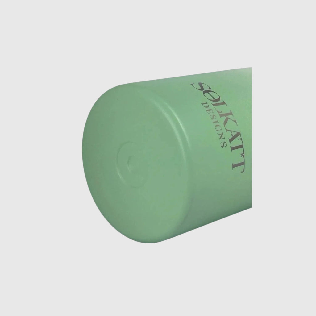 Pastel Green Insulated Water Bottle - 950ml (32oz) Stainless Steel - Solkatt Designs 