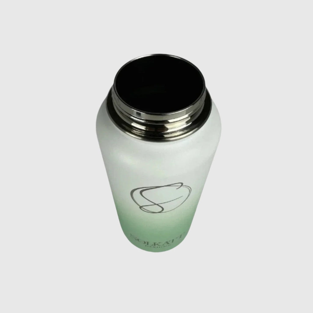 Pastel Green Insulated Water Bottle - 950ml (32oz) Stainless Steel - Solkatt Designs 