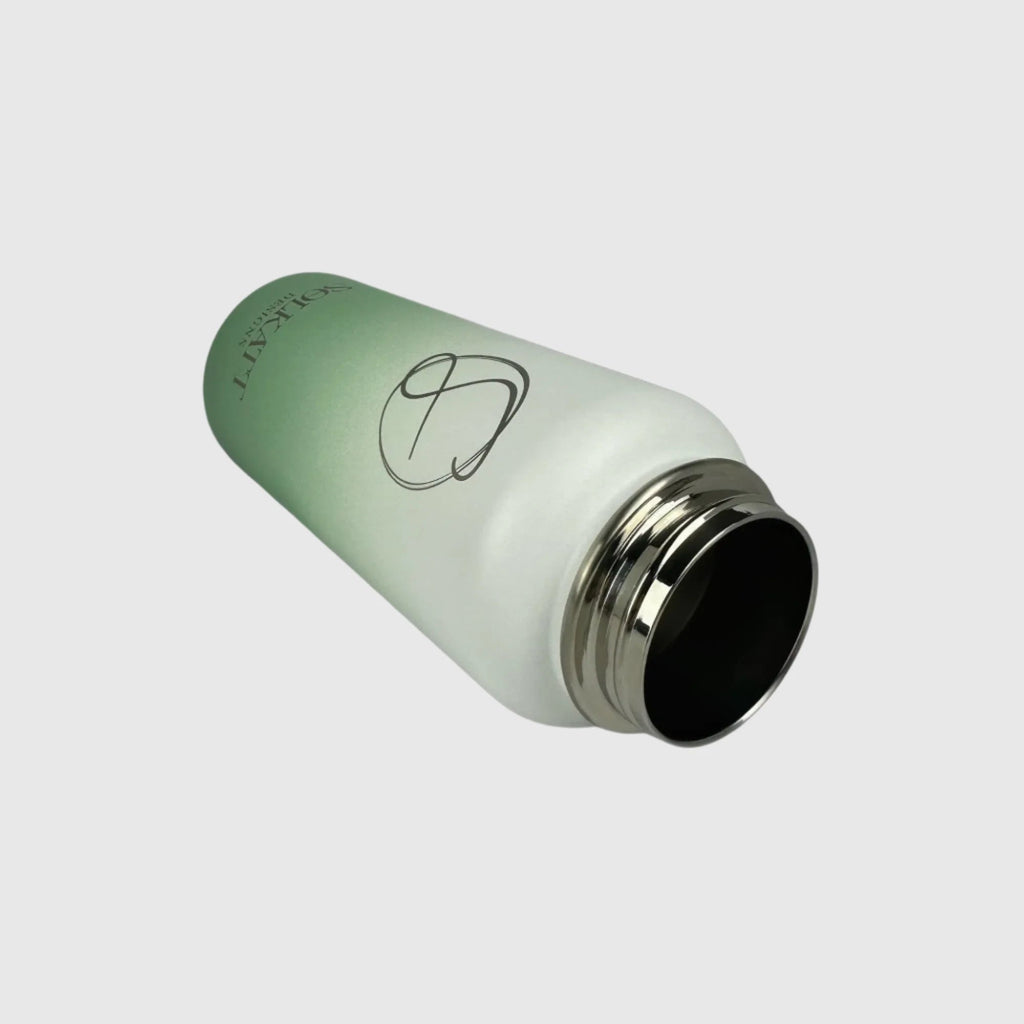 Pastel Green Insulated Water Bottle - 950ml (32oz) Stainless Steel - Solkatt Designs 
